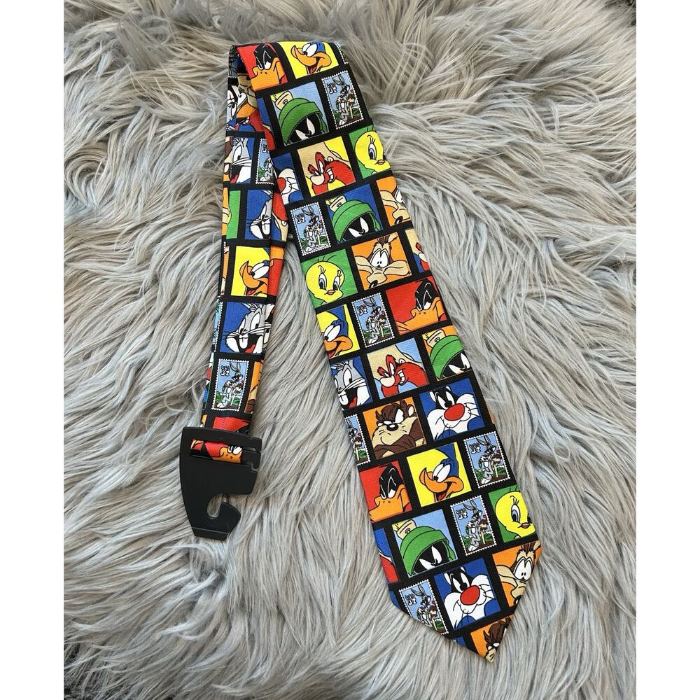Vintage Looney Tunes Stamp Collection Tie 1997 United States Postal Service, USA